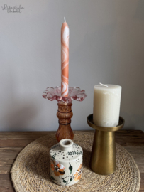 Handbeschilderd vaasje Pip