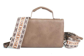Portemonnee tasje Tilburg taupe