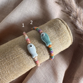 Armband visjes tuquoise