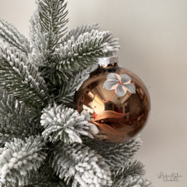 Kerstbal koper 2 groot