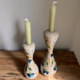 Handbeschilderd kandelaar set
