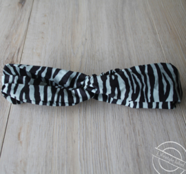 Haarband zebra groen