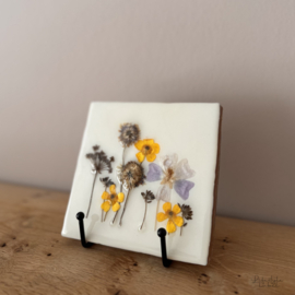 Metalen zwarte tegel standaard