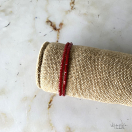 Armband setje rood