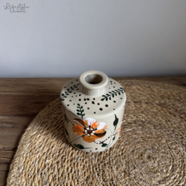 Handbeschilderd vaasje Pip