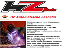 Lashelm met automatische dimmer Doodskop