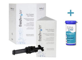 Freshwater Salt System Cartridge (3 st) met gratis teststrips