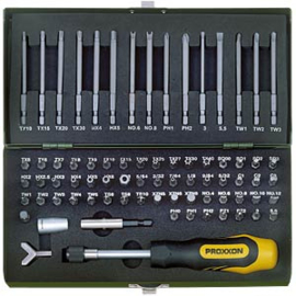 Proxxon 23107 Super-veiligheid- en speciale bitset, 75-delig