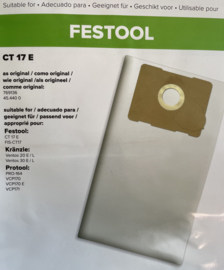 Factory Direct stofzakken voor Festool - Protool CT 17E- VCP170 E - VCP171 E-L art. 769136