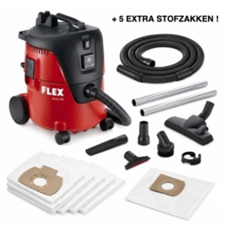 Flex-tools VC 21 L MC Veiligheidsstofzuiger met manuele filterreiniging, 20 l, klasse L+ Gratis stofzakken !
