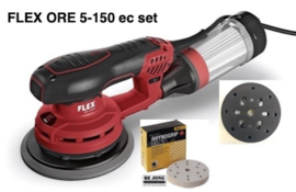 Flex-tools ORE 5-150 EC SET AANBIEDING + Reservezool + 30 vel schuurpapier !