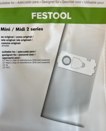 Factory Direct Stofzakken voor Festool Mini-Midi 2 nieuw Model , origineel nr. 204308