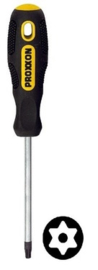 TORX MET GAT SCHROEVENDRAAIERS 