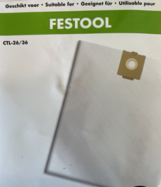 Factory Direct stofzakken voor Festool CTL 26 en CTL 36 origineel nr. 496187
