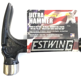 Estwing Ultra klauwhamer vinyl .Kleur Zwart