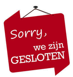 Vrijdag 6 Juni  t/m 22 Juni is de winkel gesloten. Webshop bestellingen worden gewoon uitgeleverd .