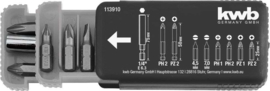 KWB STANDAARD bitdispenser, 9-delig - 113910