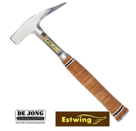 Estwing Punt - Lat - Steigerhamer  LEDER UITVOERING. EAN: 034139761815