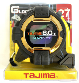 Tajima rolmaat 8 meter 27mm breed 2 kanten leesbaar MAGNEET !