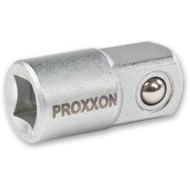 Proxxon 1/4 binnen vierkant verloop naar 3/8 buiten vierkant 23782
