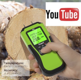 HUAPER DIGITAAL METEN - VOCHTMETER - HOEKMETER - MUURDETECTOR