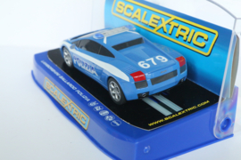 Scalextric Lamborgini Gallardo 'Polizia' met zwaailampen nr. C2876 in OVP.