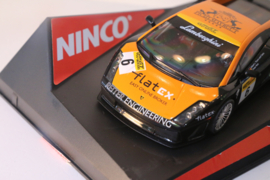 Ninco Lamborghini Gallardo Flatex Oranje/Zwart nr. 50447 in OVP.