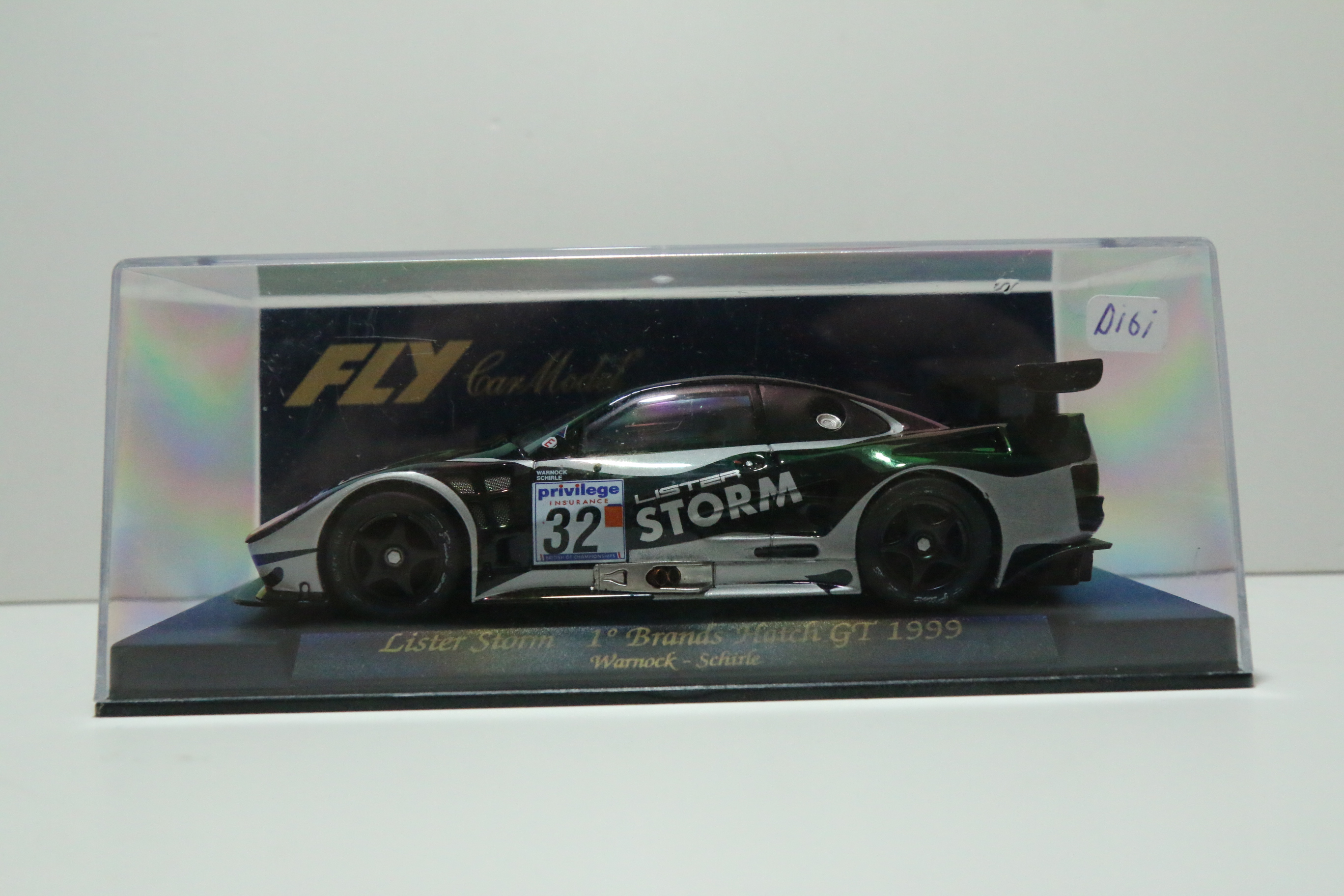 FLY LISTER STORM 1999 Zwart No.32 nr. A105 Voorzien van Carrera digi chip