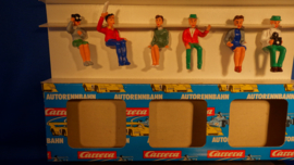 6 tribune poppetjes
