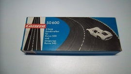 Carrera Universal Set Slipstroken voor bocht 0.  nr. 50600 in OVP