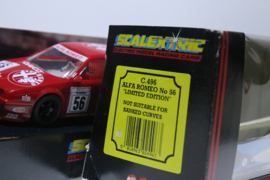 Scalextric Alfa Romeo 155 Rood #56 Limited Edition nr. C496 in OVP.