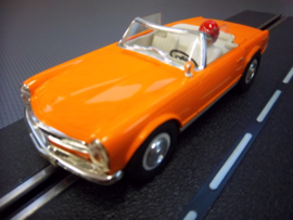 Fleischmann Auto-Rallye. Mercedes 280 SL  oranje   nr. 3260