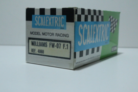 Scalextric Williams FW-07 F1 No.26 nr. 4068 in OVP.