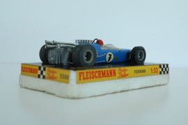 Fleischmann Auto-Rallye. Ferrari blauw 16-spaaks nr. 3201 in OVP.