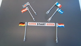 Carrera set vlaggen en start/ziel bord  nr. 51657