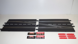 Carrera ExclusiV/Evolution Digital baanwissel-set  rechts nr. 30345.   3*