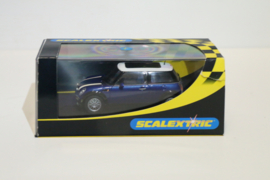 Scalextric Mini Cooper Blauw/Wit nr. C2539a in OVP.