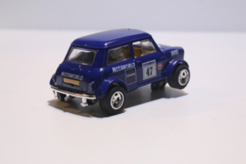 Scalextric Mini Cooper Motaworld blauw No.47 nr. C393 in OVP.