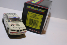Scalextric BMW 318I Westminster Wit/Racevlag #22 nr. C462 in OVP.