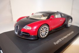 1:24  Bugatti EB 16.4 Veyron zwart/rood  nr. 14151