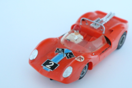Fleischmann Auto-Rallye. Ford Lotus oranje nr. 3210 Caltex logo
