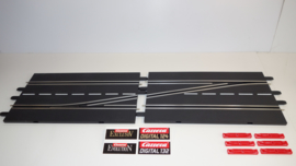 Carrera ExclusiV/Evolution Digital baanwissel-set  links nr. 30343.  3*