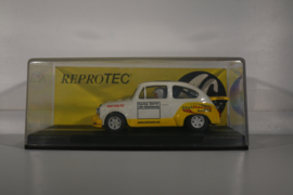 ReproTec Fiat Abarth 1000 TCR. Wit met gele zijstrepen nr. RE00 in OVP.  Nieuw!