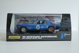Pioneer Ford Mustang blauw No.22 nr P010 in OVP. Nieuw!