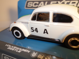 Scalextric witte VW Beetle  No. 54 A.   nr. C3745 in  Nieuw in OVP !