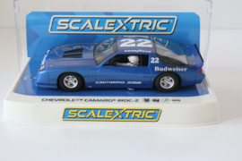 Scalextric Chevrolet Camaro blauw No.22 nr. C4145 in OVP. Nieuw!