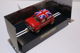Scalextric Mini Cooper Rood met Union Jack nr. C398 in OVP.
