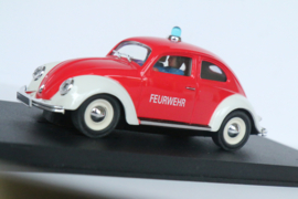 PINK-KAR Volkswagen Beetle 'Feurwehr' Rood/Wit nr. CV 022 in OVP.