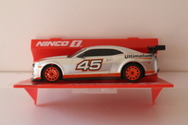 Ninco Digital Chevrolet Camaro Zilver/Oranje No.45 nr. 2475 NIN55058 in OVP.