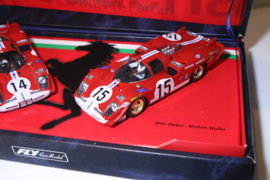 FLY Ferrari 512S 2x Le Mans 1970 Limited Edition #14 en #15  nr. TEAM02 in OVP. SPECIALE AANBIEDING !